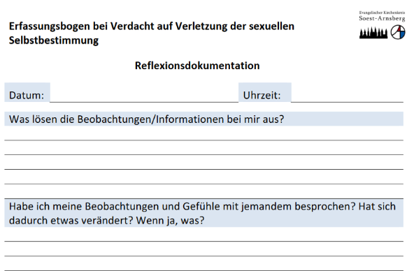 Dokumentation vager Verdacht