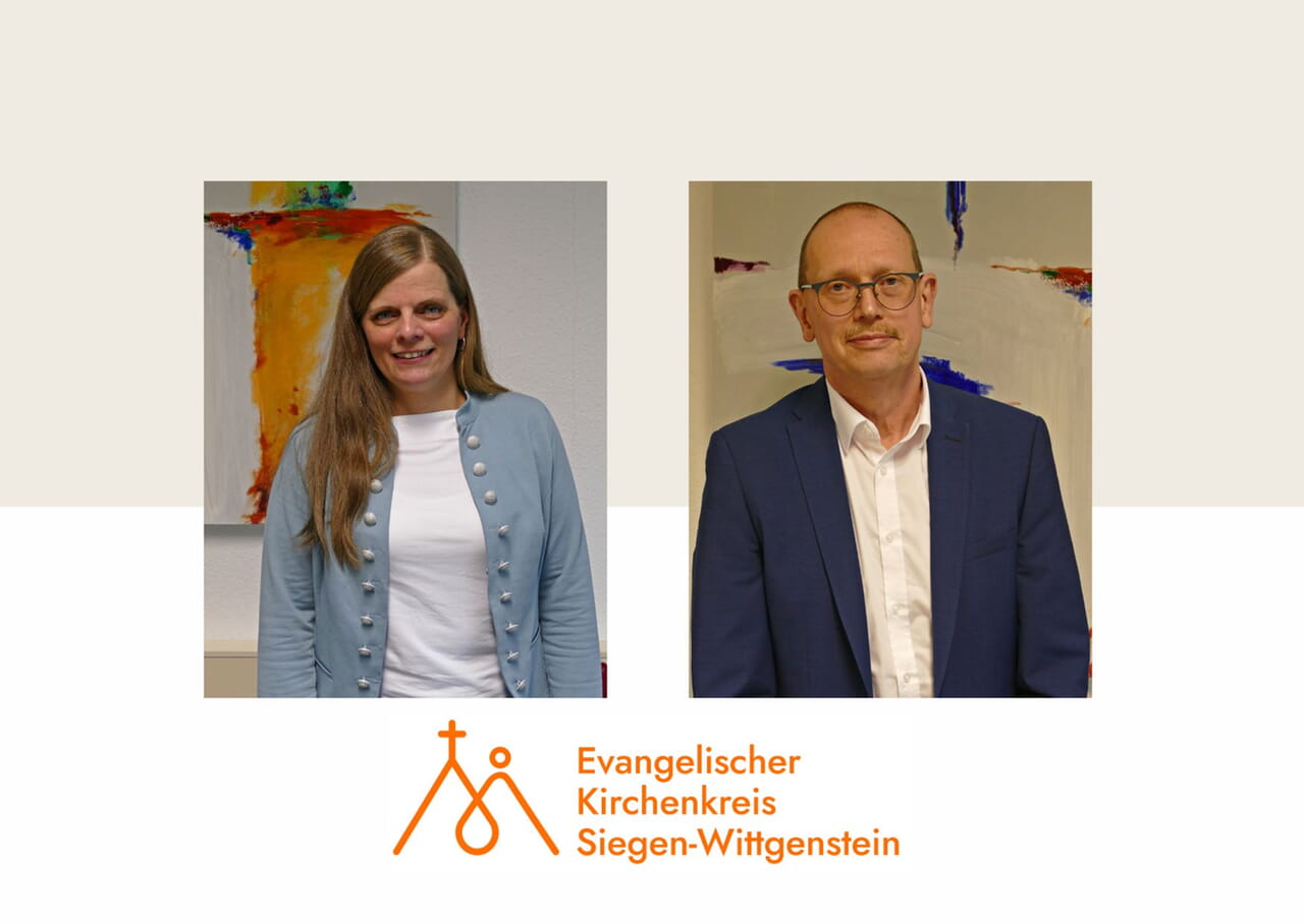 Kerstin Grünert und Volker Schubert stellen sich auf der Synodalversammlung am 7. Juni der Öffentlichkeit vor.