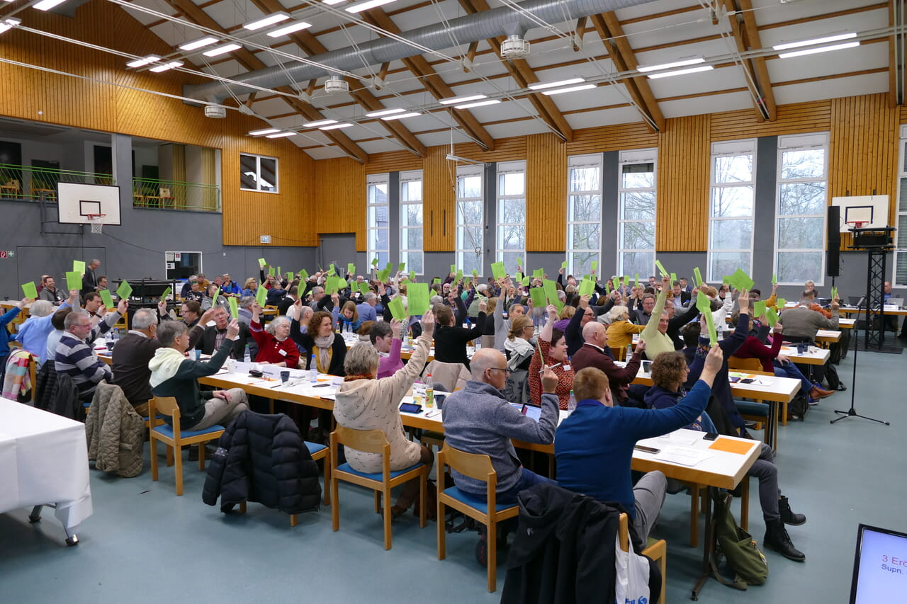 Die rund 120 Synodalen berieten und stimmten über Beschlüsse ab. Verabschiedet wurde auch der Haushaltsplan 2025.